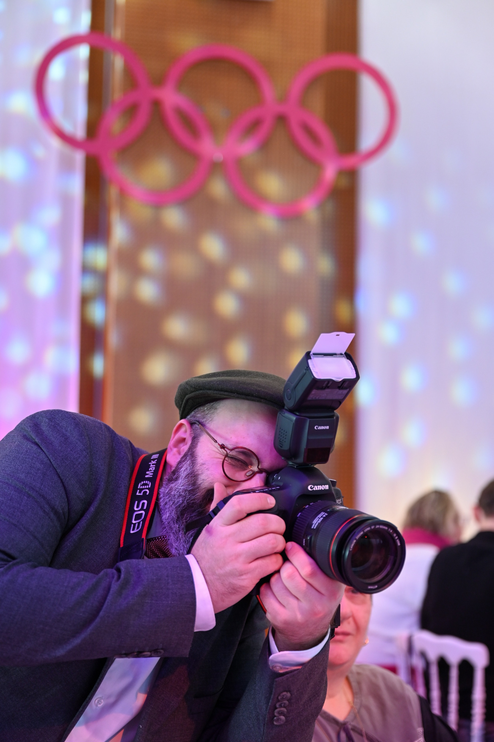 Portrait de François Edison en shooting événementiel